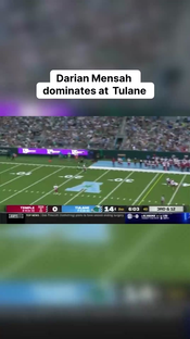 The Rise of Darian Mensah — Tulane Highlights That Started It All