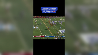 Miami Signee Darian Mensah Highlight Tape.