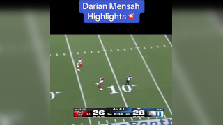 Miami Signee Darian Mensah Highlight Tape.