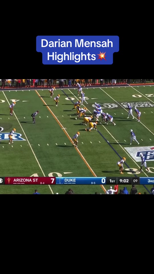 Miami Signee Darian Mensah Highlight Tape.