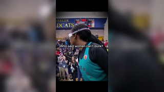 WHO SAID WOMEN CAN'T DUNK? {@canadabasketball Toby Fournier dunk vide...