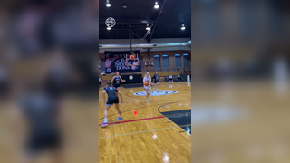 Toby Fournier is MORE than just a dunker! @nikeeyb #strictlybball