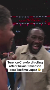 Terence Crawford Steals the Show with Hilarious Ringside Moment on DAZN