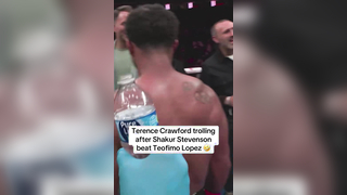 Terence Crawford Steals the Show with Hilarious Ringside Moment on DAZN