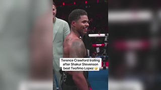 Terence Crawford Steals the Show with Hilarious Ringside Moment on DAZN