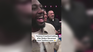 Terence Crawford Steals the Show with Hilarious Ringside Moment on DAZN