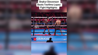 Shakur Stevenson Defeats Teofimo Lopez by Unanimous Decision to Win WBO Super Lightweight Title