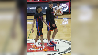 #1 Ranked Senior Tyran Stokes and 9th Grader JJ Crawford Rainier Beac...