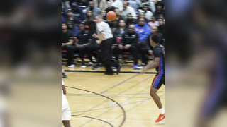 #1 Ranked Senior Tyran Stokes and 9th Grader JJ Crawford Rainier Beac...