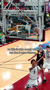 Coach knows ball🫡 #fyp #aau #madehoops #basketball #deronrippeyjr