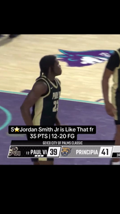 5 Jordan Smith Jr took OVER in the second half 26 points to lead a...