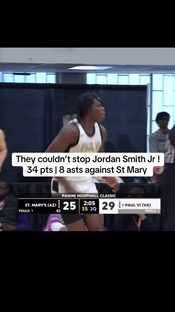 They couldn’t Stop Jordan Smith Jr scoring 34 pts against St Mary in ...