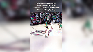 Duke Commit Cameron Williams Goes To Enemy Territory & Puts On A SHOW...