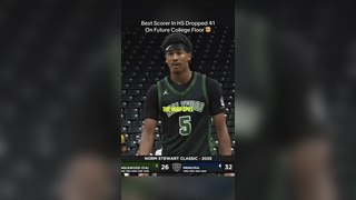 Jason Crowe Jr. just went for 41 points on his future college floor ...