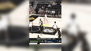 Jason Crowe Jr. just went for 41 points on his future college floor ...