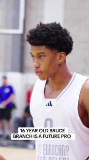 16 Year Old Bruce Branch impressed several NBA teams and measured at ...