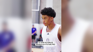 16 Year Old Bruce Branch impressed several NBA teams and measured at ...