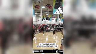 16 Year Old Bruce Branch impressed several NBA teams and measured at ...