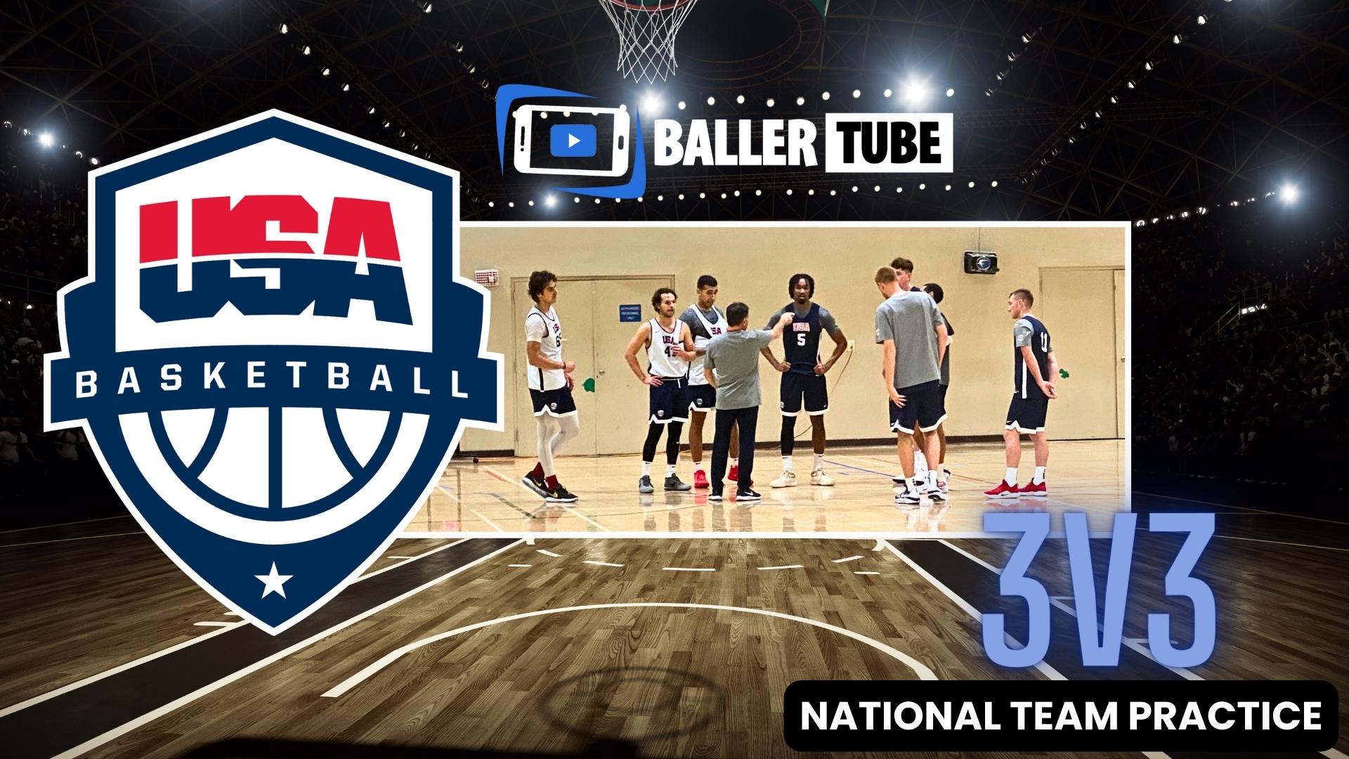 Baller Tube Exclusive: Inside Look at Team USA 3x3 Basketball Preparations for Americup at Miami Lakes Athletic Club