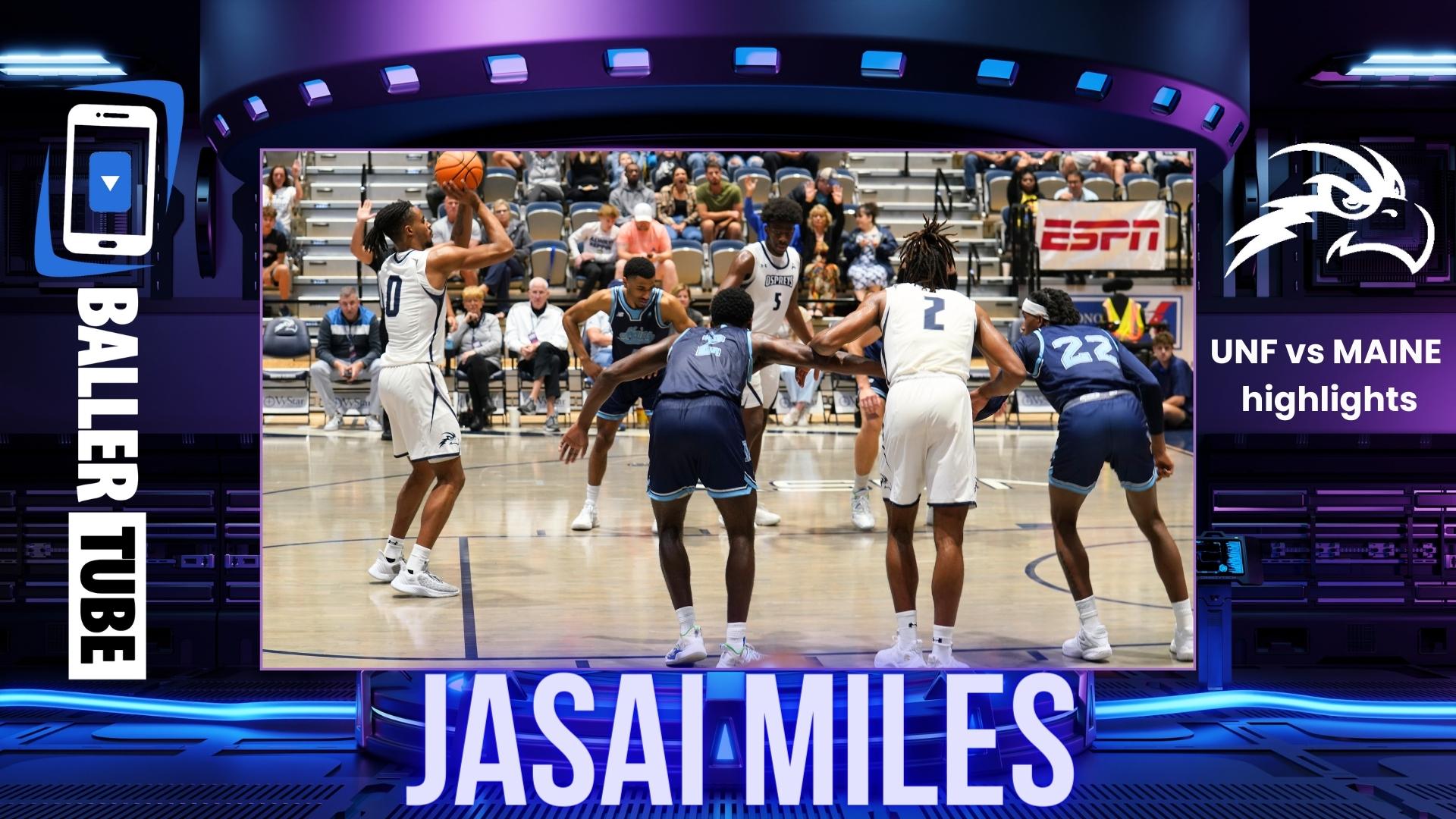 Jasai Miles Shines: North Florida vs. Maine