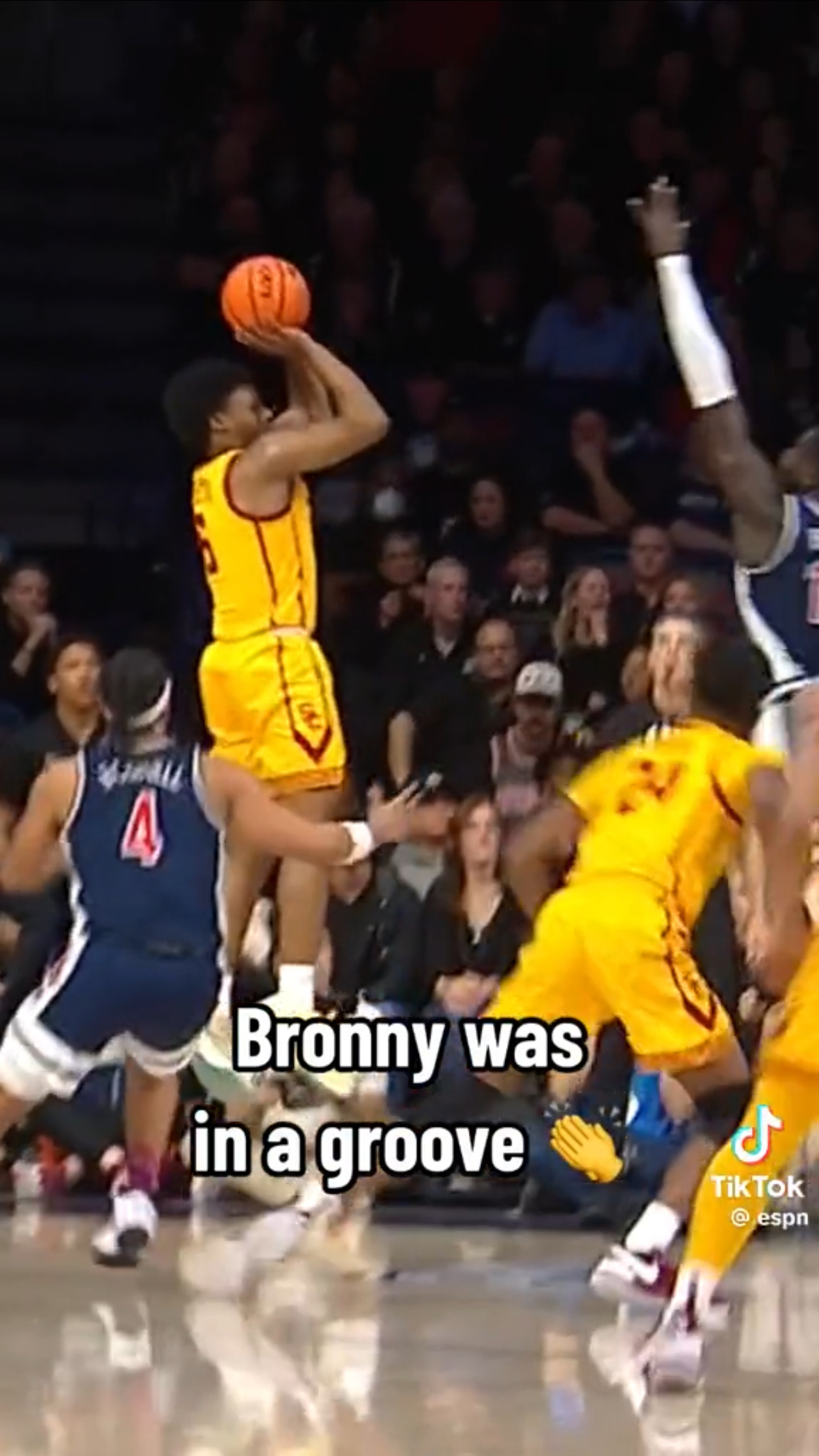 Bronny James USC Game Highlight