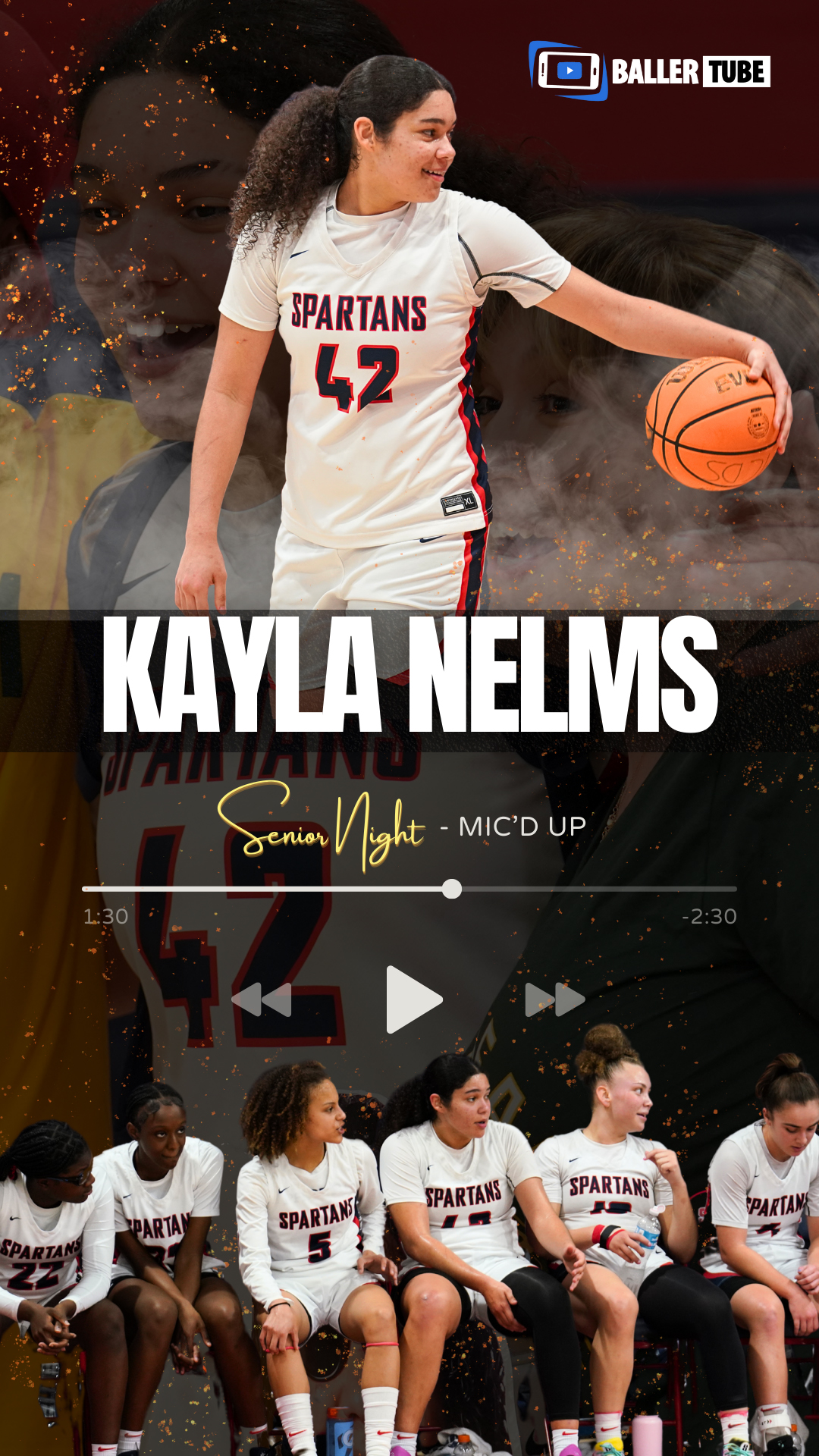 Baylor Commit Kayla Nelms Senior Night
