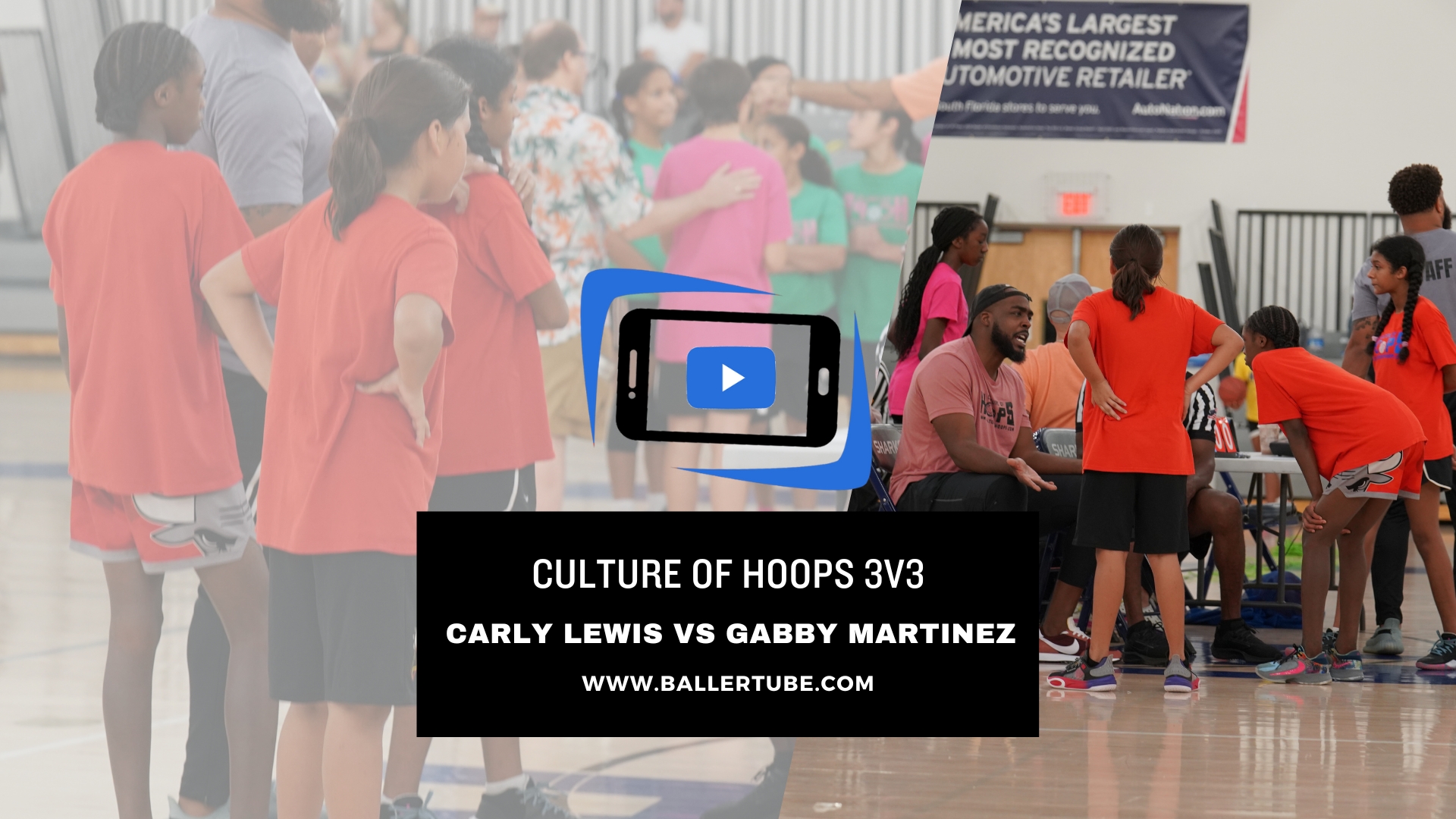 Youth Hoops Showdown: Carly Lewis vs. Gabby Martinez - Intense 3v3 Battle!