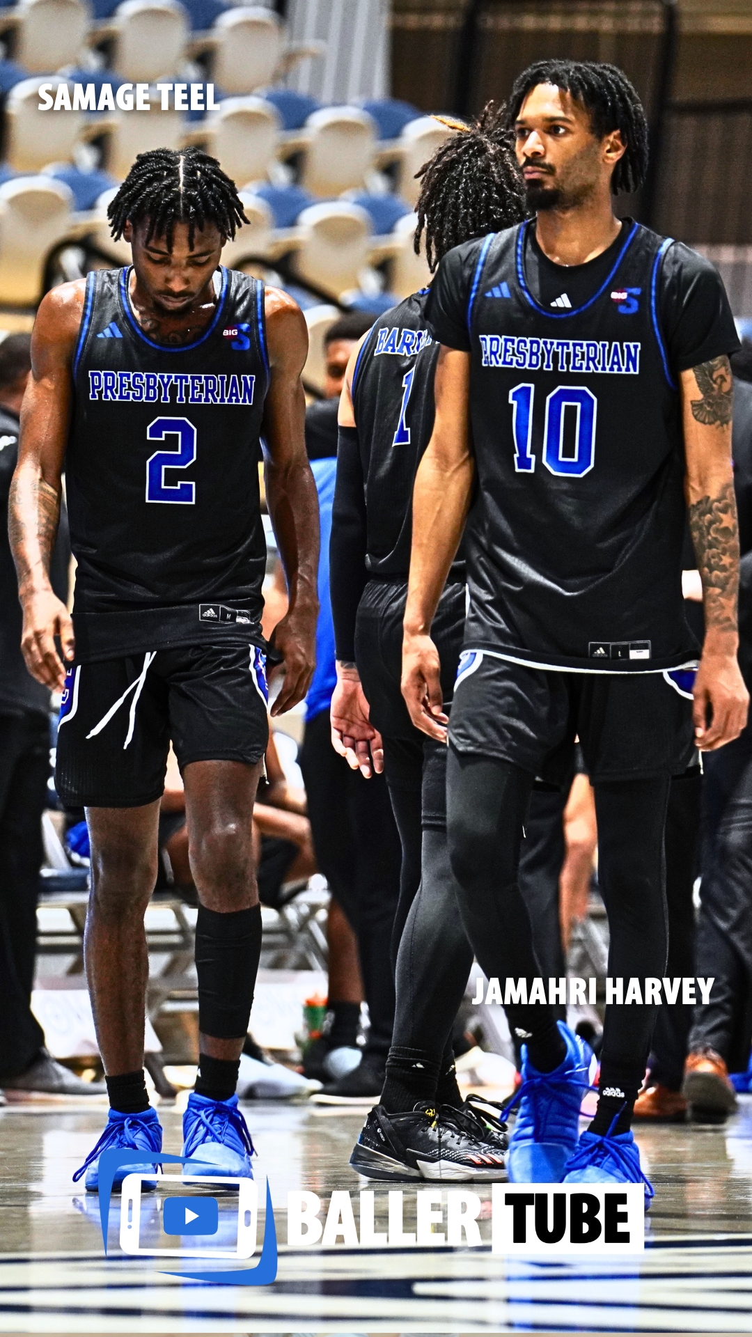 Presbyterian Basketball :Jonah Pierce with the Monster Slam from Sage Teel