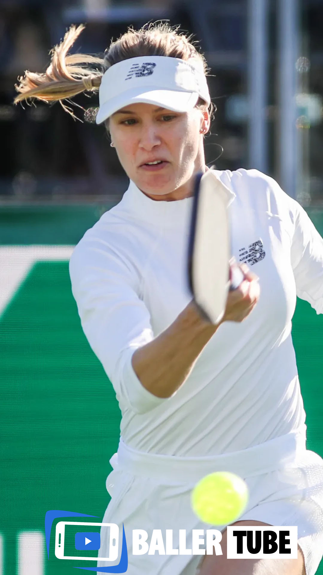 Genie Bouchard makes her pickleball debut