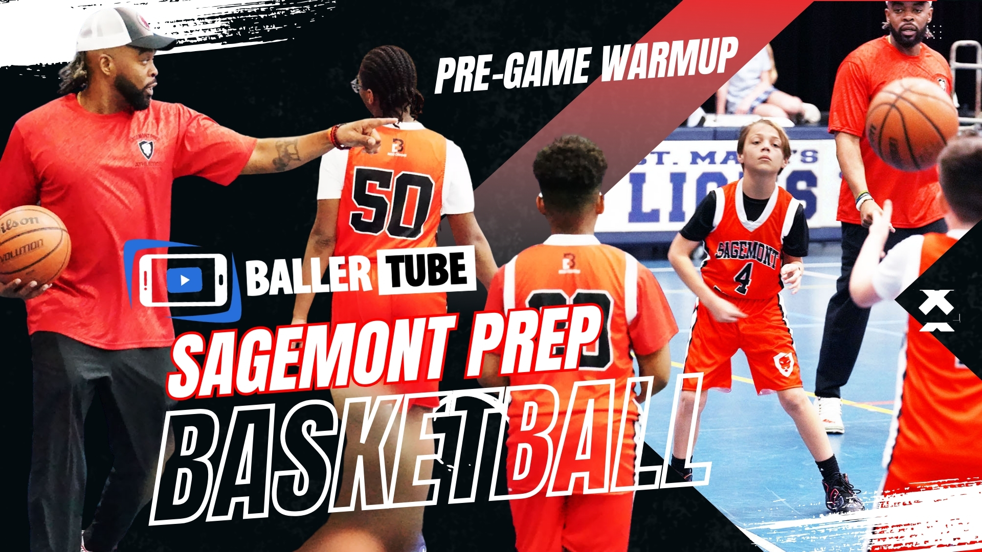 Sagemont Prep Middle School JV Embarks on Season Opener Pregame Warmup Rituals with Coach Steve