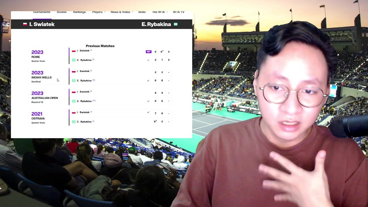 Elena Rybakina vs. Iga Swiatek | Indian Wells Epic Showdown Highlights