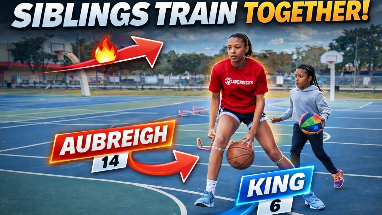 Sibling Grind: Aubreigh and King Put in Work Before Super Bowl Sunday