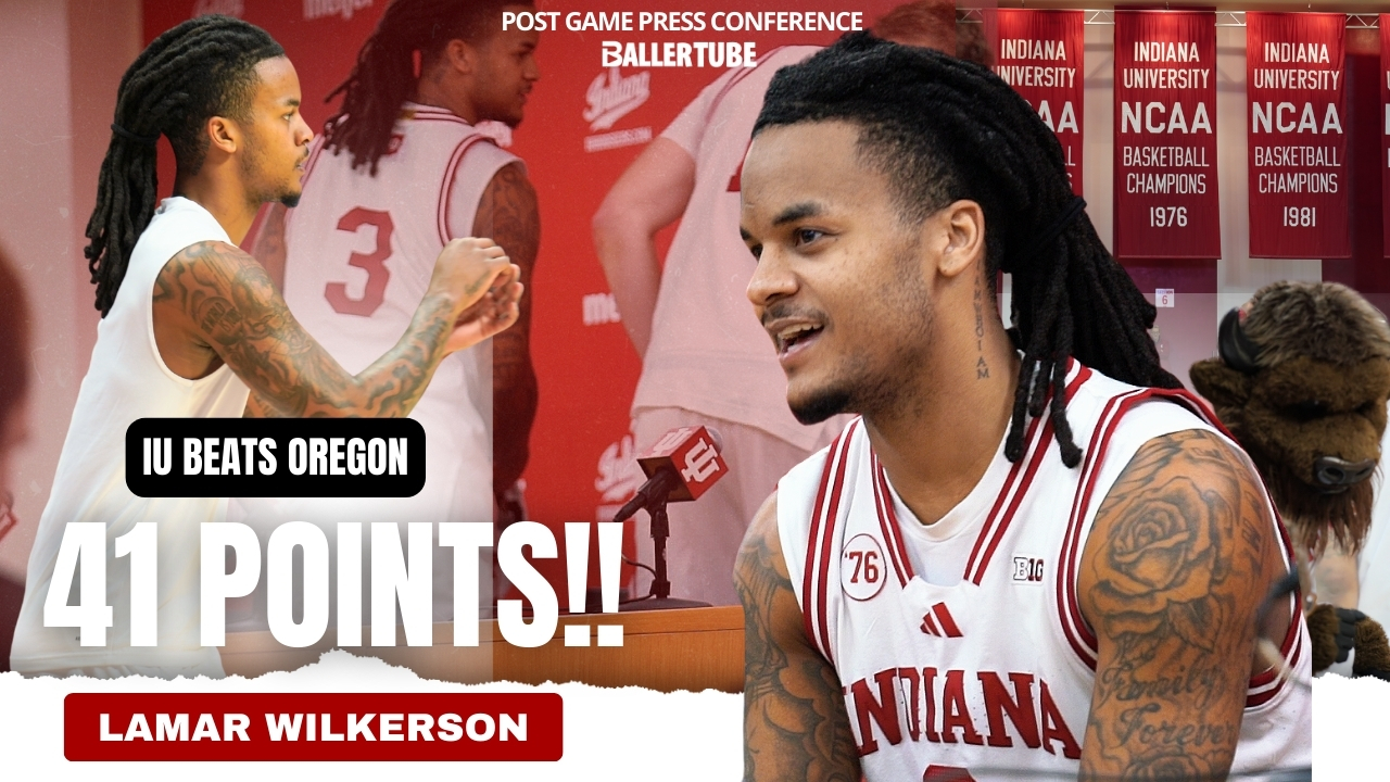 Lamar Wilkerson Drops 41 vs Oregon | Postgame Press Conference with Tucker DeVries - BallerTube Exclusive
