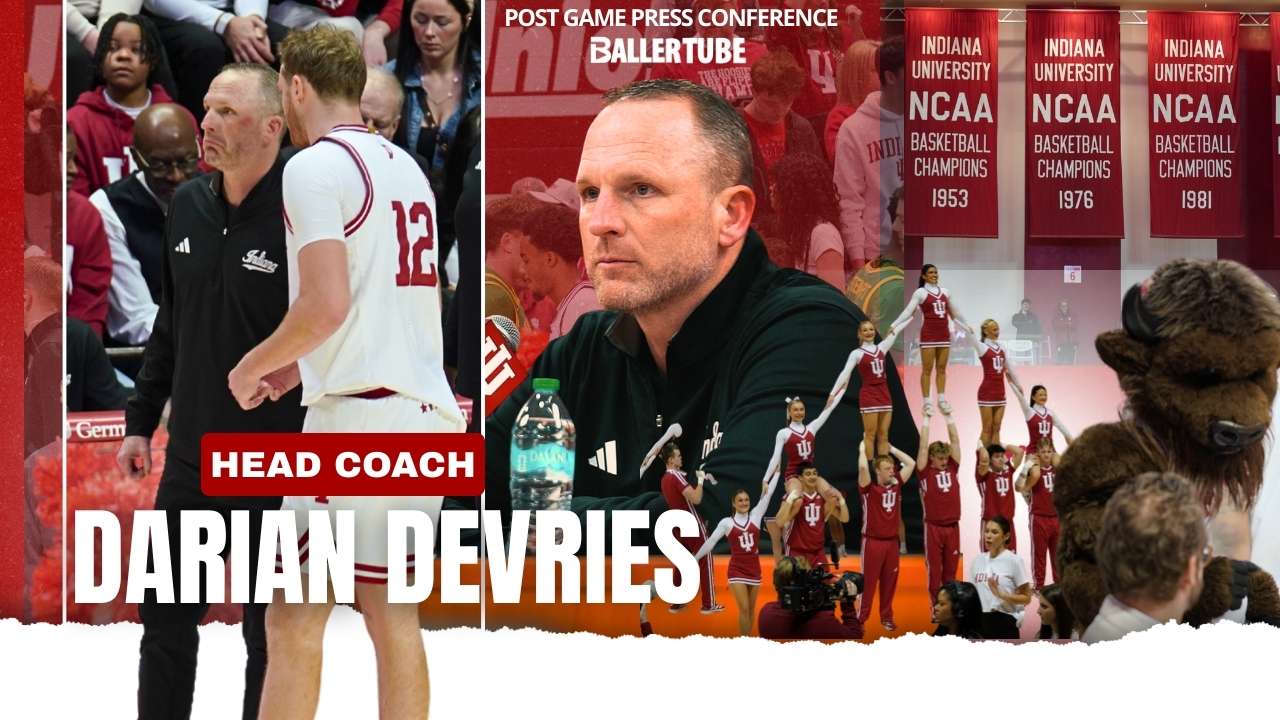 Darian DeVries Press Conference After Double Digit drumming of Oregon