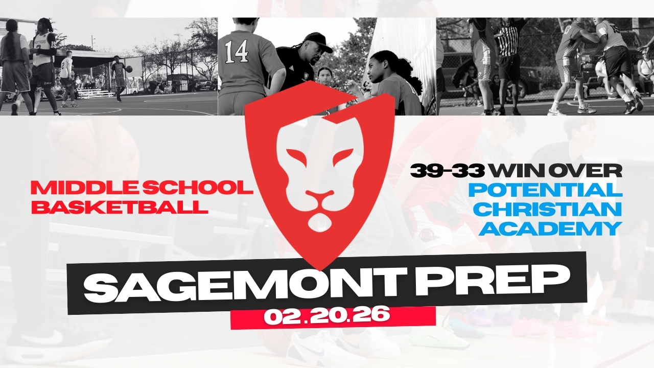 Sagemont Prep Middle School Boys Stay Perfect, Move to 5-0 With 39-33 Win Over Potential Christian Academy