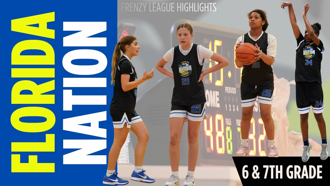 Coach Lauren Leads Florida Nation 6th and 7th Grade to Take Down Naples Thunder 48 to 32 Alyssa Pena Leads the Way
