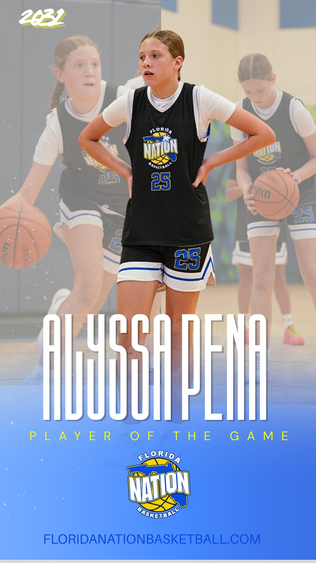 Alyssa Pena Drops 19 Points Florida Nation Defeats Naples Thunder 48 to 32