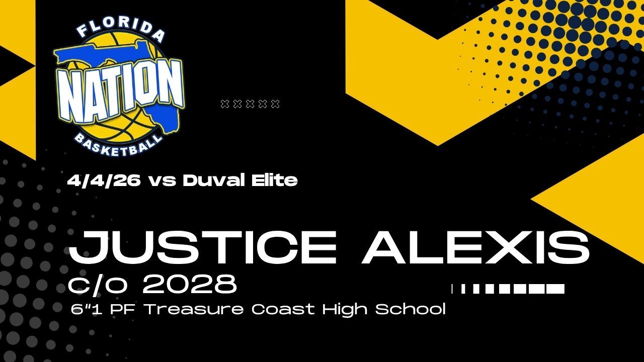 Justice Alexis | 6'1" 2028 Power Forward | Florida Nation Basketball | Sunshine State Showdown 2026 Highlights vs Duval Elite