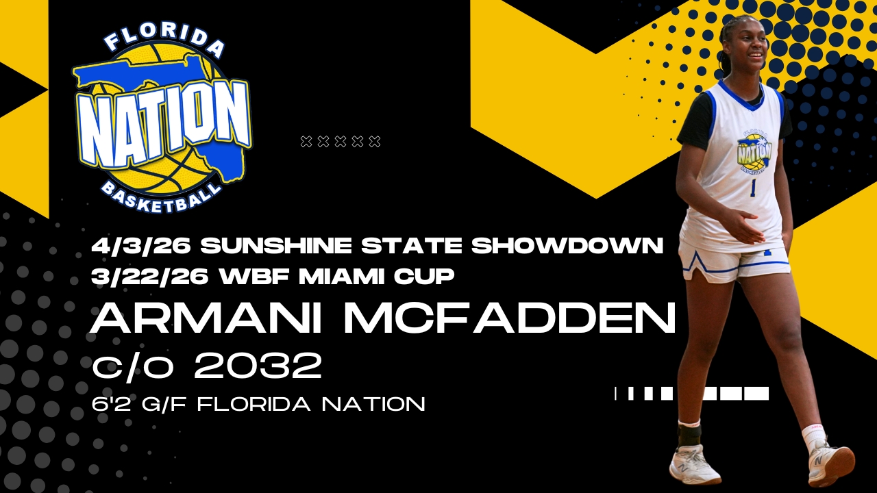 Armani McFadden Highlights | 6'2 G/F Florida Nation Basketball | Class of 2032