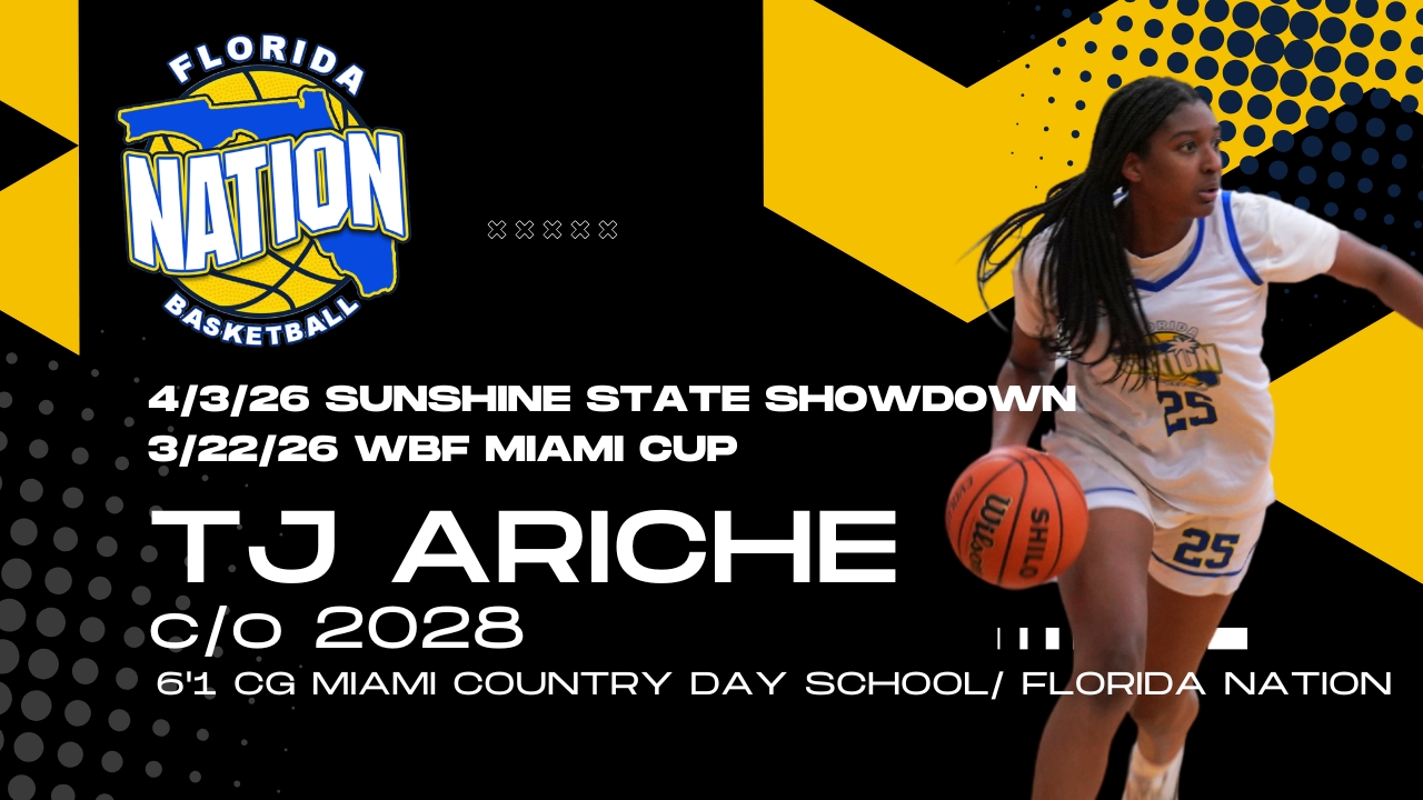 TJ Ariche (C/O 2028) | Florida Nation Basketball Season Highlights | Miami Country Day CG