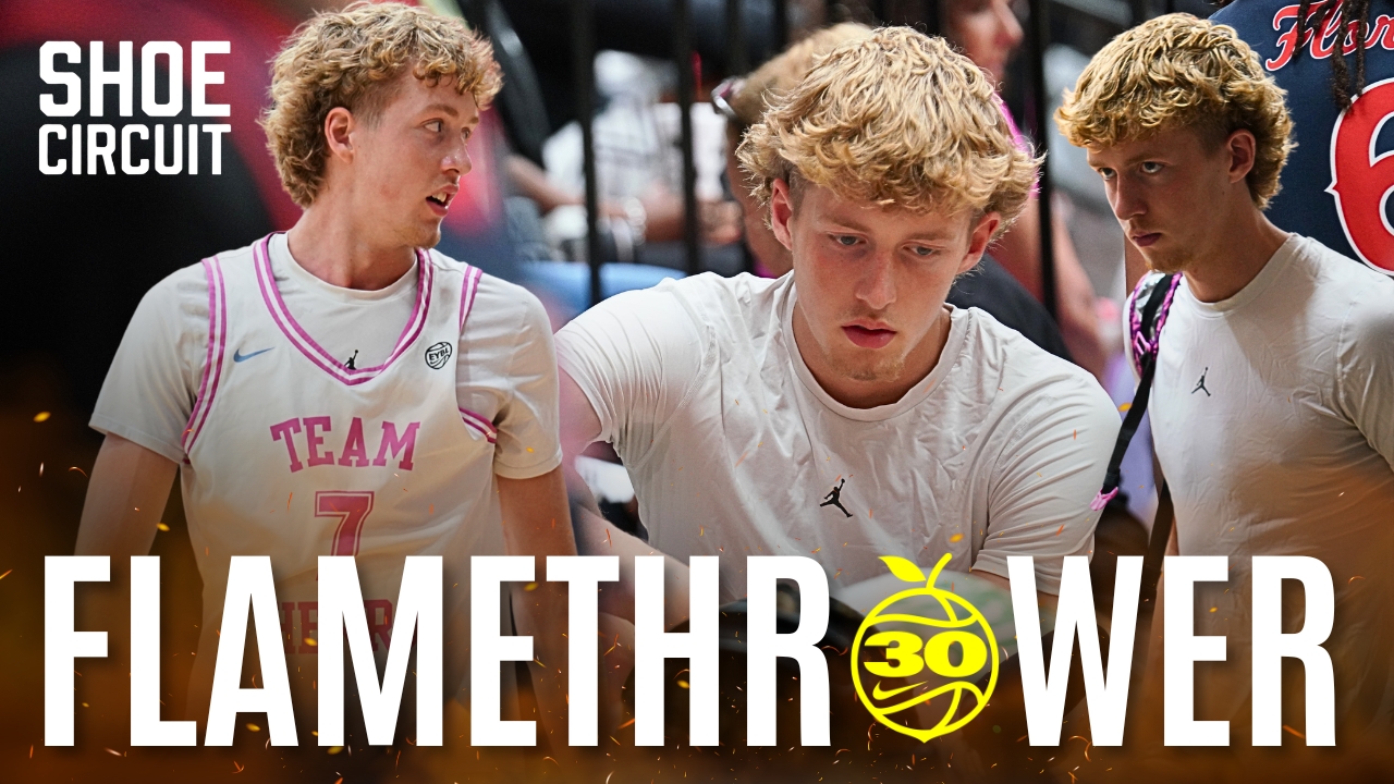 Kager Knueppel Catches FIRE 🔥 7 First-Half Threes vs. Florida Rebels | Peach Jam Semifinals
