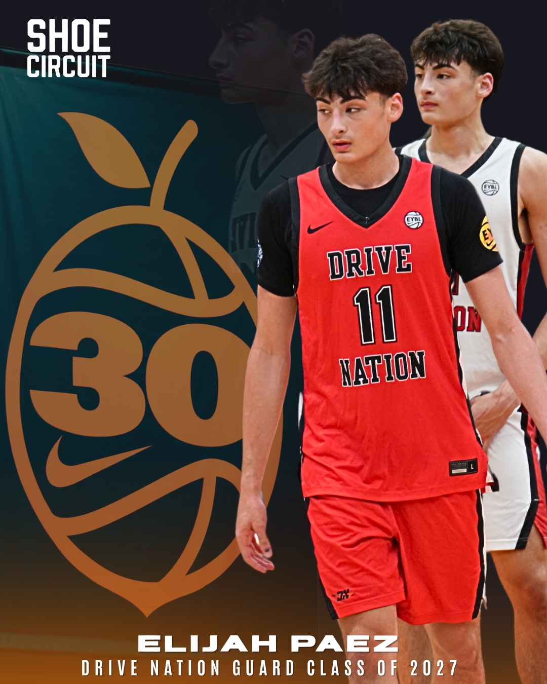 Elijah Paez Highlights | Breakout Star Powers Drive Nation to Peach Jam Championship | Class of 2027