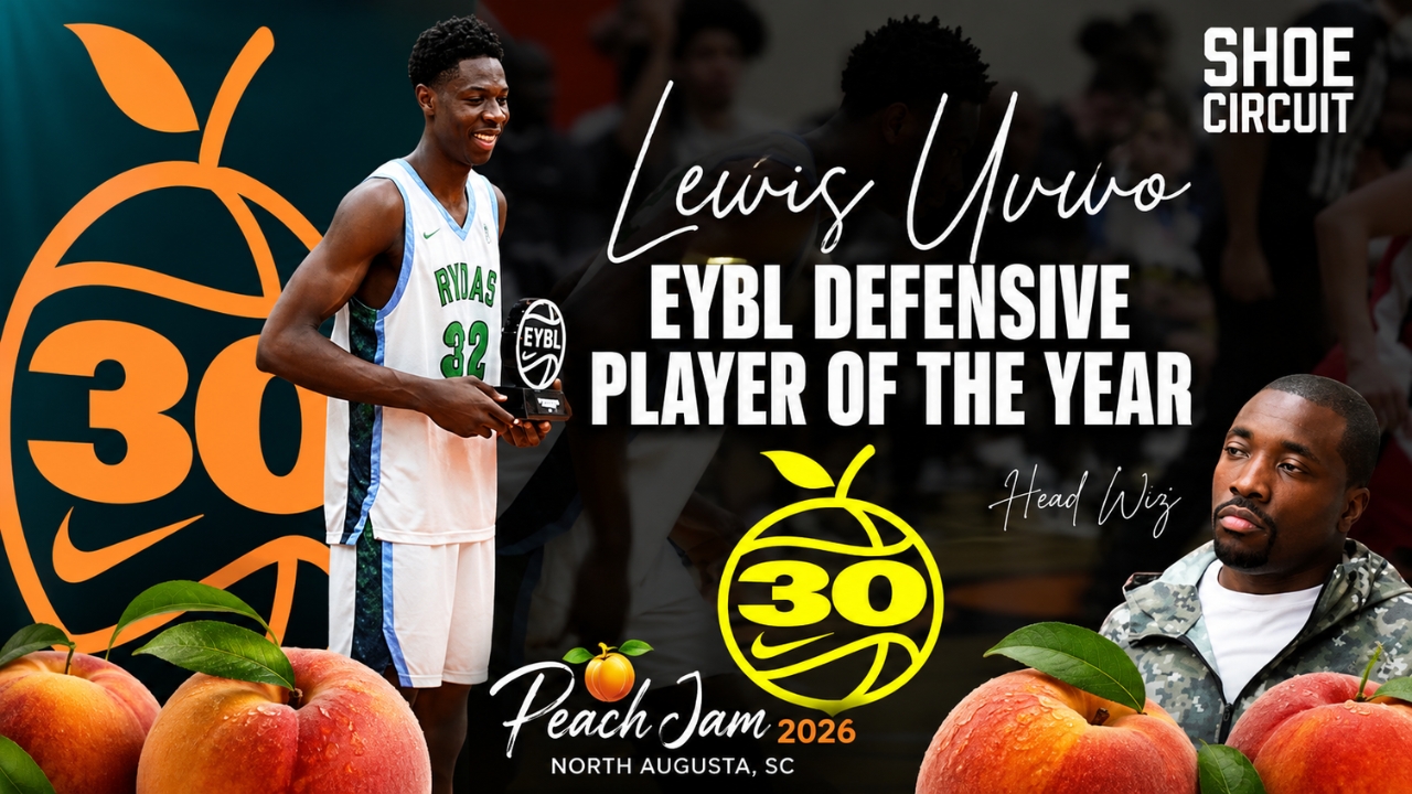 Lewis Uvwo Was a DEFENSIVE MONSTER at Peach Jam | EYBL Defensive Player of the Year