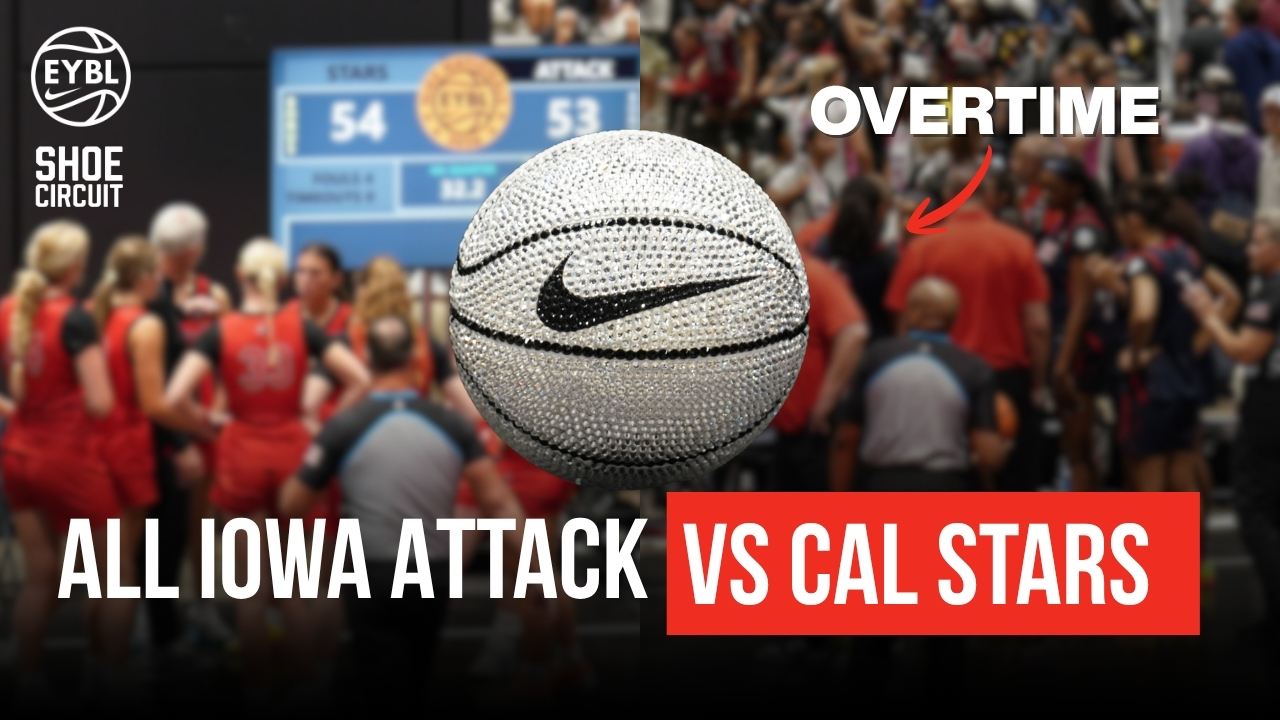 Cal Stars vs All Iowa Attack | Overtime Battle | Nike Girls EYBL Highlights