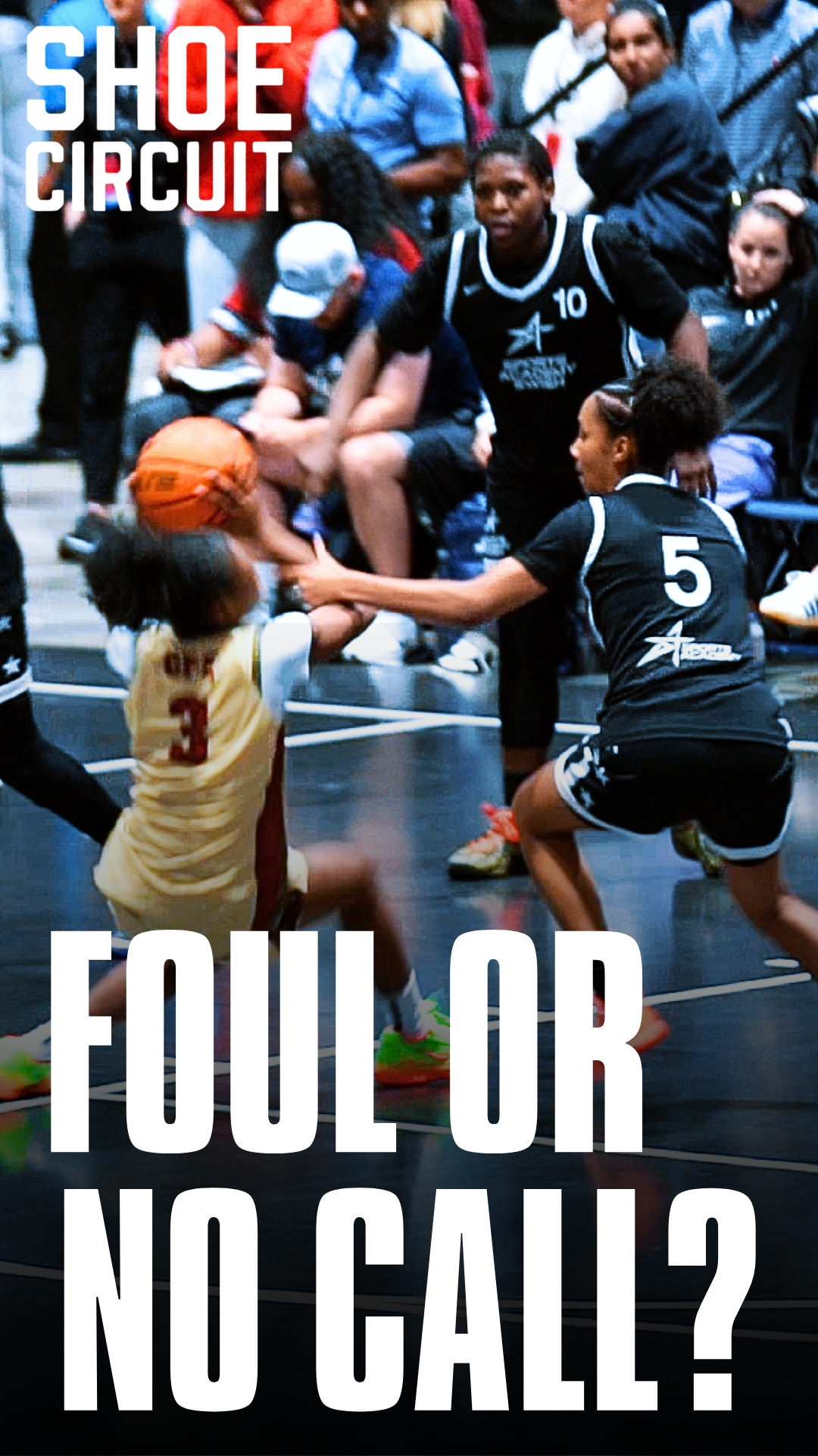 Foul or no call ?  Girls Nike Eybl Semi's