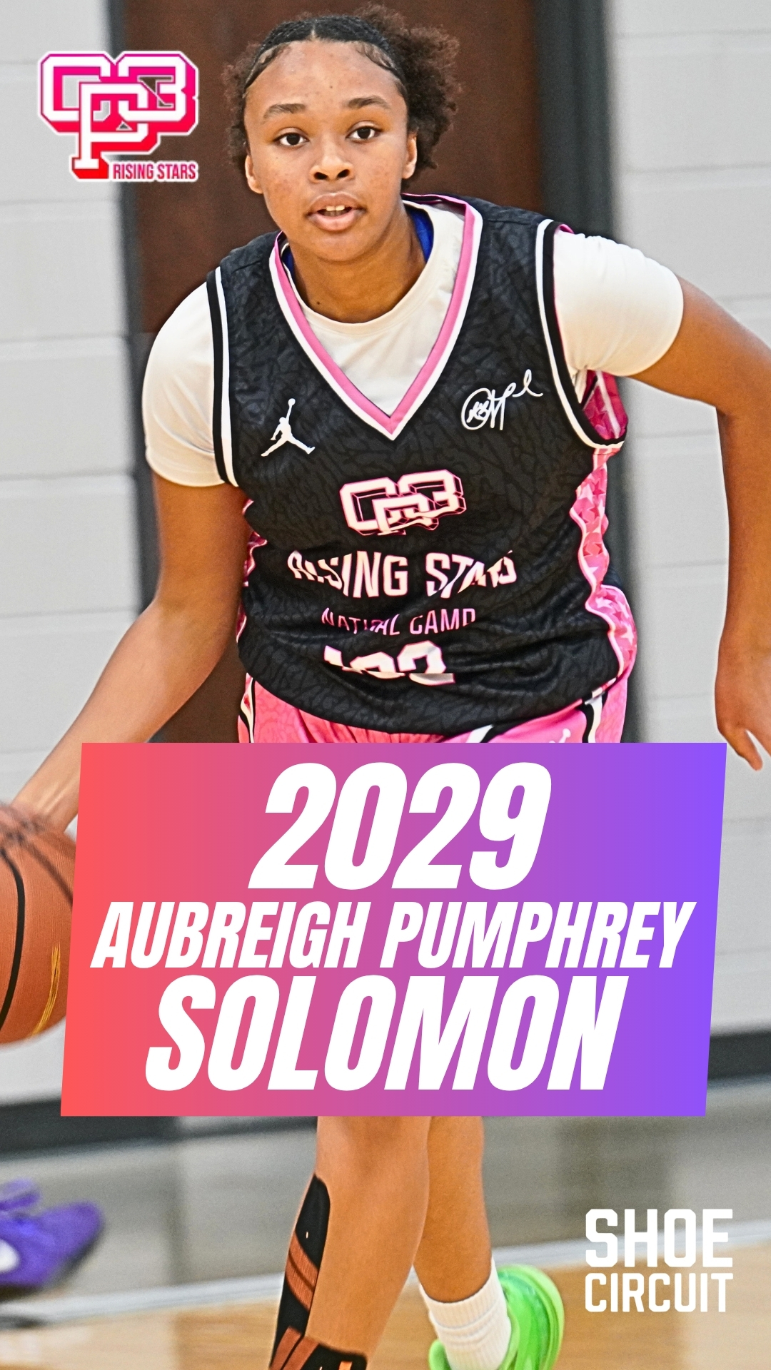 2029 Aubreigh Pumphrey-Solomon put her offensive game on display throughout the CP3 Rising Stars National Camp 👀🔥