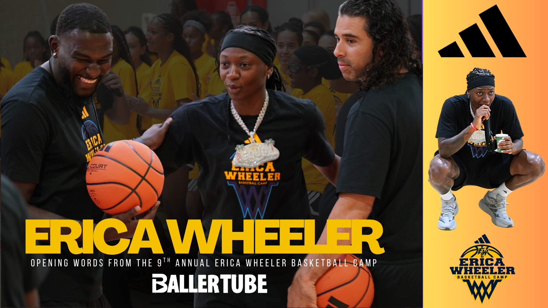 Erica Wheeler & Staff Sets the Tone With Opening Remarks at Her 9th Annual Basketball Camp