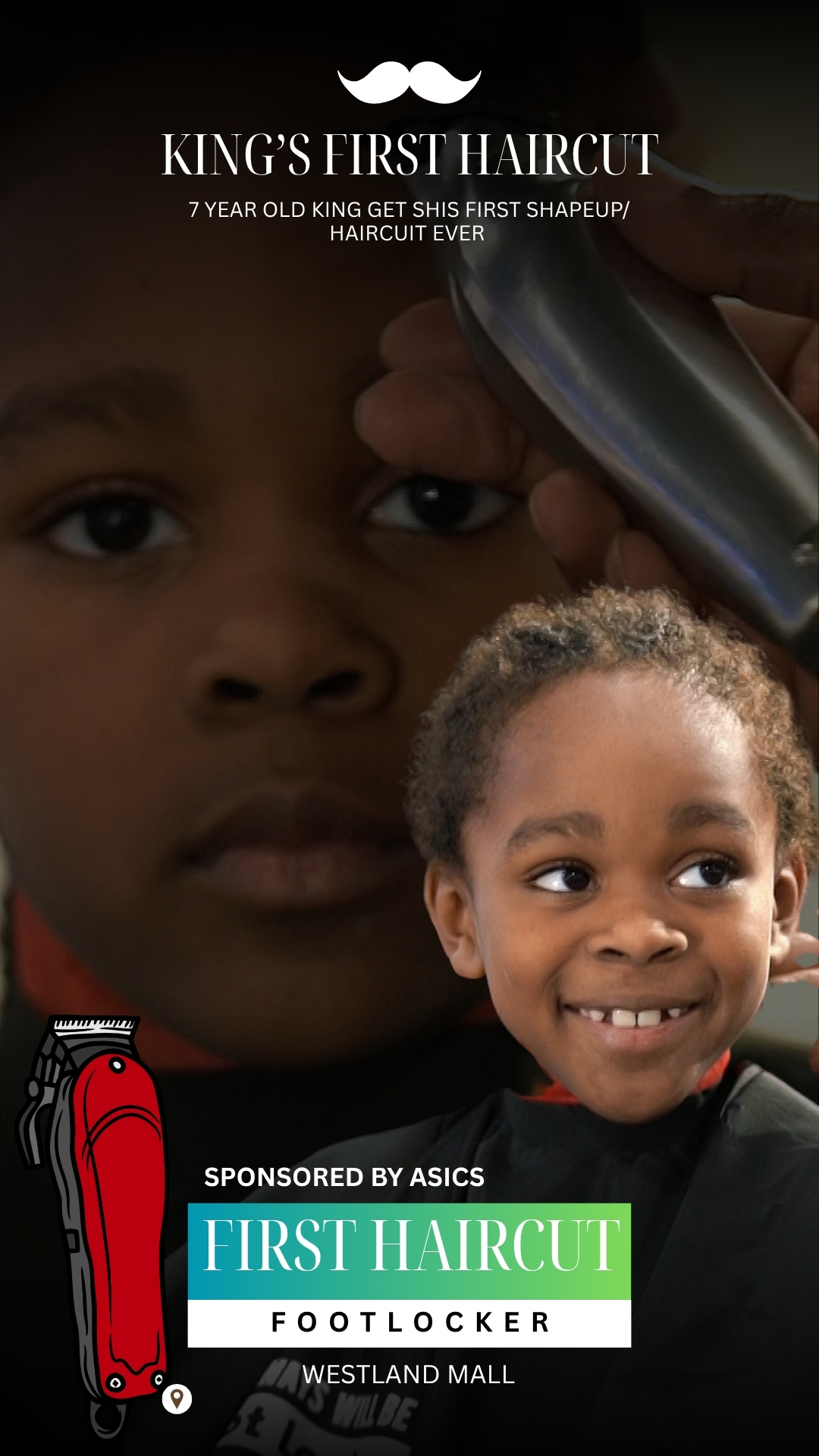 King gets first Haircuit @ Foot Locker sponsored by Asics | South Florida
