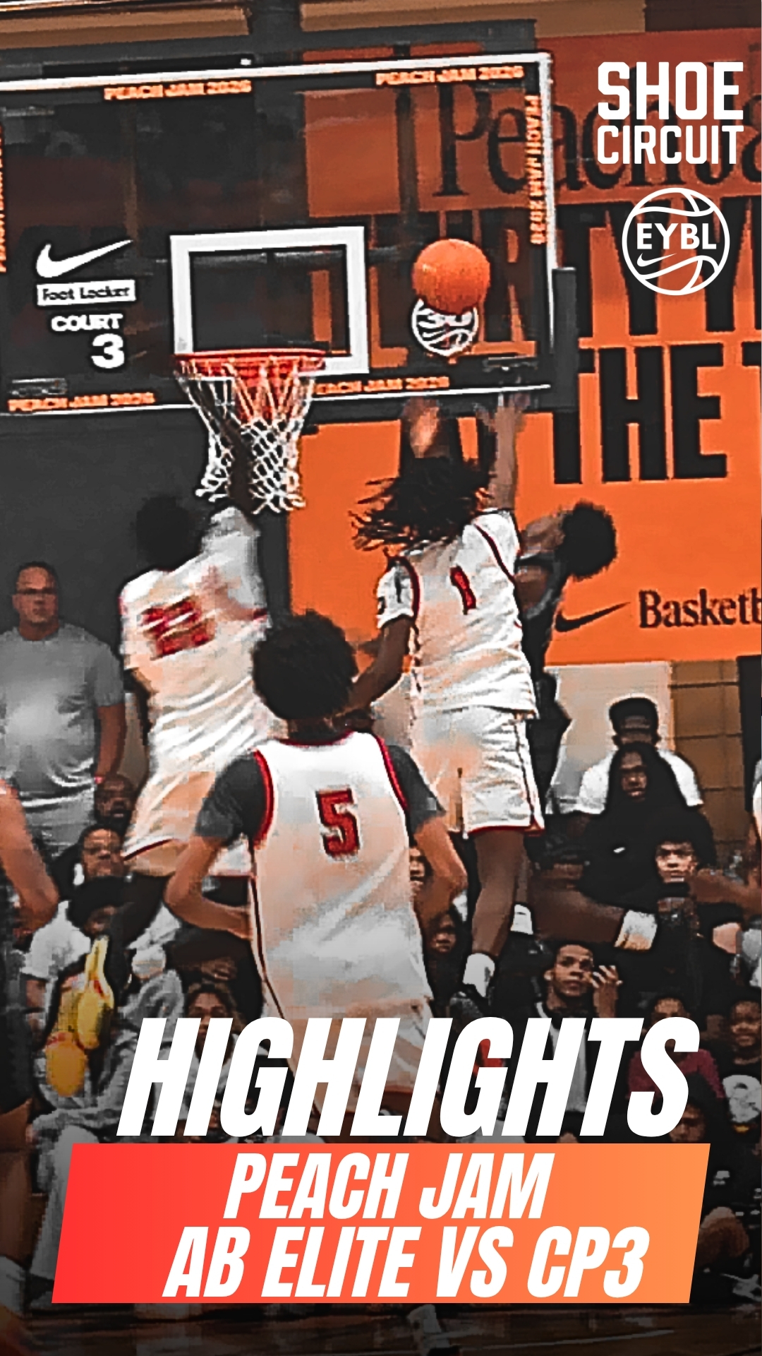 High-Level Action at Peach Jam: CP3 vs AB Elite Battle on the EYBL Stage