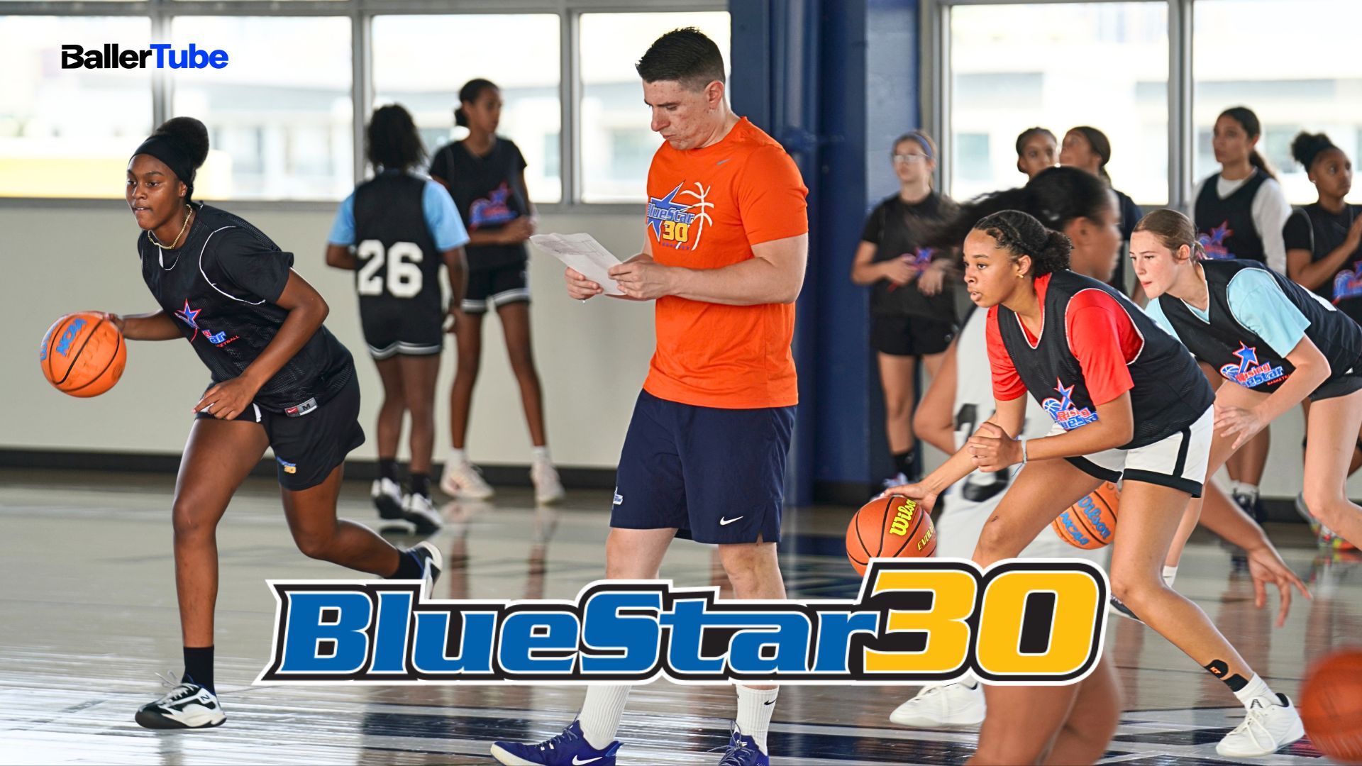 Blue Star 30 Girls Basketball Drills | Ball Handling, 3-on-2, 2-on-1 & 1v1